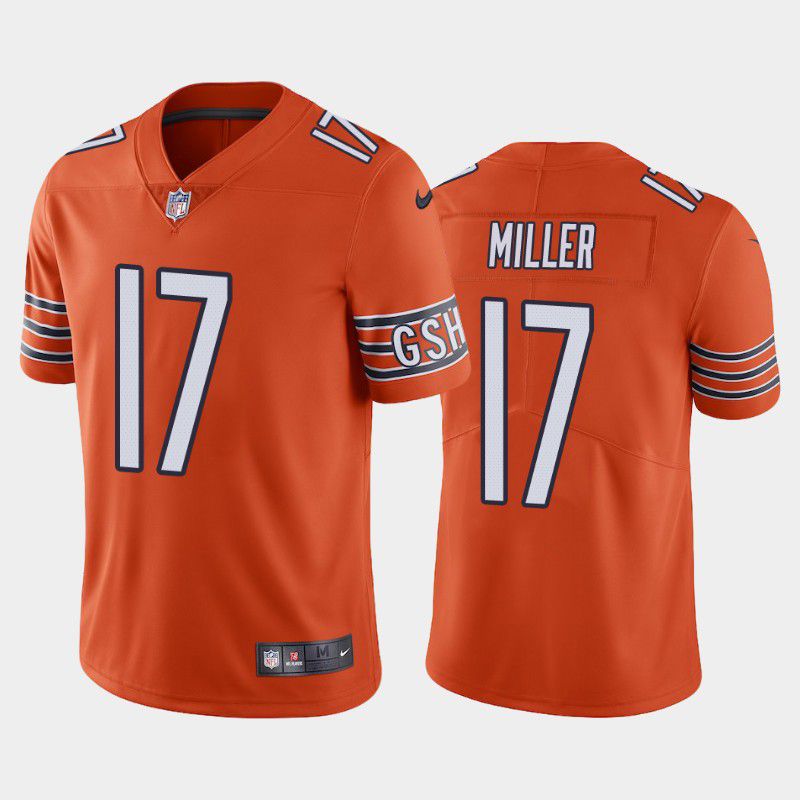 Men Chicago Bears #17 Anthony Miller Nike Orange Limited Player NFL Jersey